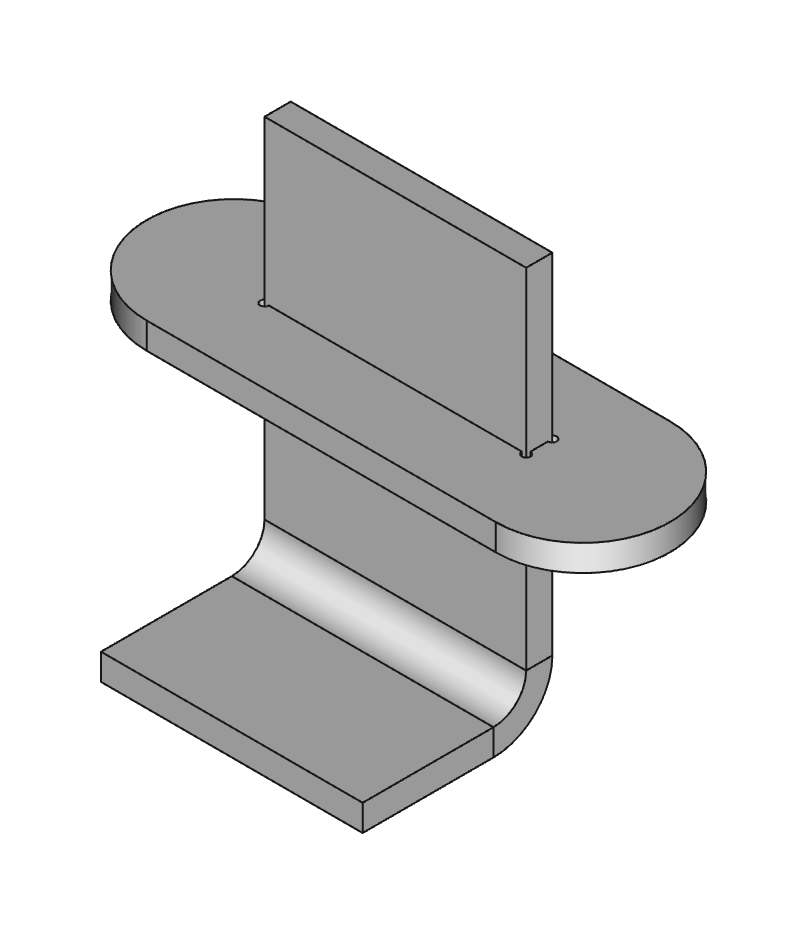 Corner rounding in assemblies example 1