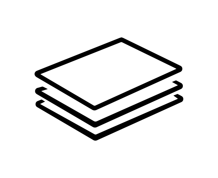 Wide range of materials