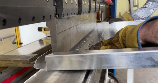 Press brake sheet metal bending