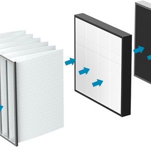 High-efficiency air filters