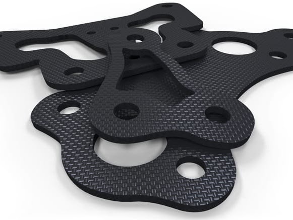 Gaskets cut with a CO2 laser